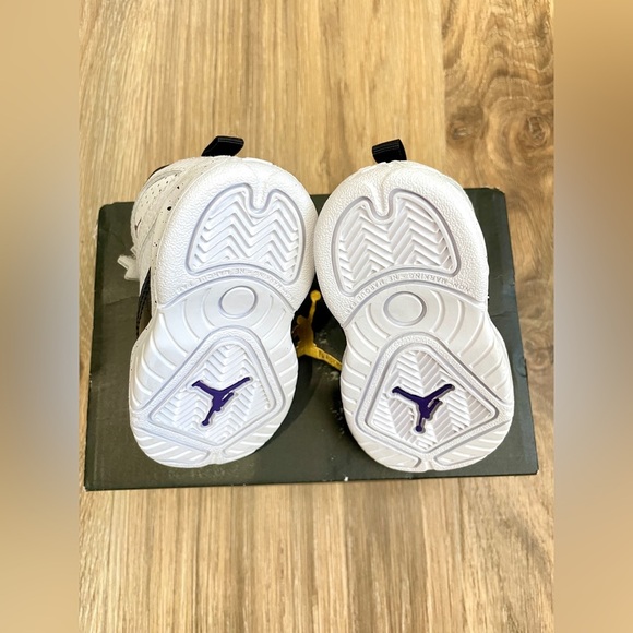 Jordan Kids B'Loyal (TD) (Infant/Toddler), CK1427 115 Size 4C WHT/Purple/BLK - Picture 3 of 8